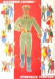 Плакат "Достойной службы - отличных успехов!"(СССР, 1971 год) далее Иллюстрация Автор Нина Ватолина инфо 11236v.