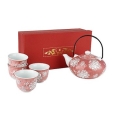 Набор для чайной церемонии, 5 предметов, цвет: розовый Серия: Chinese Series инфо 12620q.