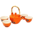 Набор для чайной церемонии, 5 предметов Цвет: оранжевый Ф Е В Энтерпрайз 2010 г ; Упаковка: деревянная коробка инфо 12629q.
