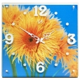 Часы настенные "Желтый цветок на небе" входит) Часы комплектуются гарантийным талоном инфо 12683q.
