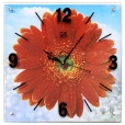 Часы настенные "Красный цветок на небе" входит) Часы комплектуются гарантийным талоном инфо 12684q.